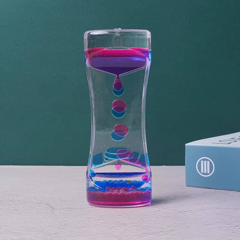 VIGOR - Wholesale Fidget Toy - Kids - Liquid Motion Bubbler Timer Hourglass Liquid Bubbler Sensory5