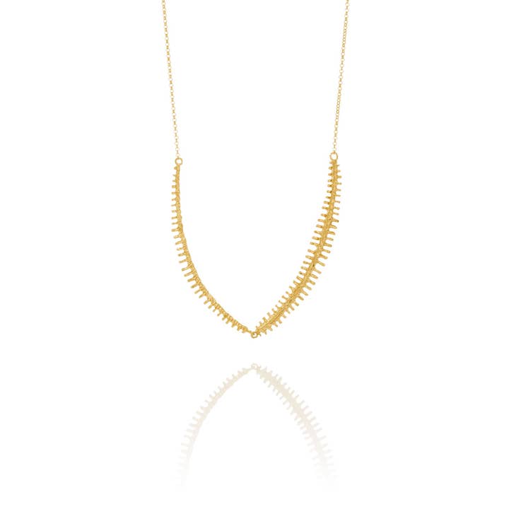 Asterias Necklace Gold Plated 925 Sterling Silver for wholesale by AURUM by Guðbjörg