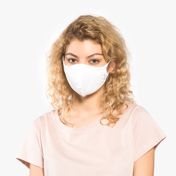 MakMask - Wholesale Protective Face Mask/Shield - Eggshell white Mask6