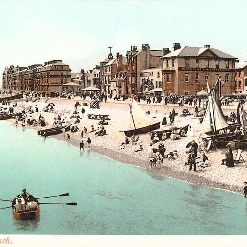 Art Print EN-375 The Beach at Deal, Kent for wholesale by Found Image Press