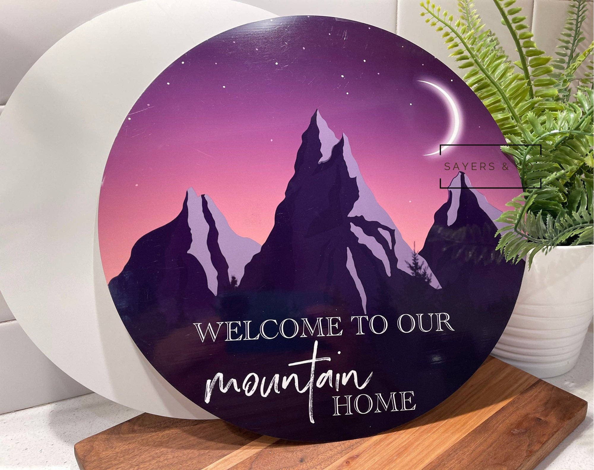 Sayers & Co. – Papel transfer para sublimação por atacado – Espaços em branco do sinal da sublimação do círculo redondo de 11,75”3