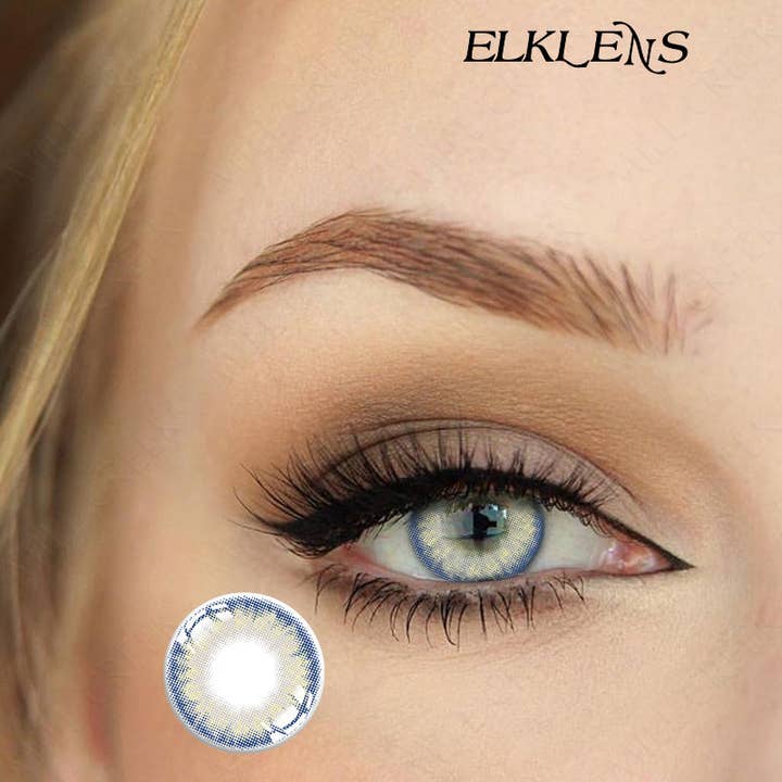 ELKLENS Featured Series Pro Blue Colored Contact for wholesale by ELKLENS