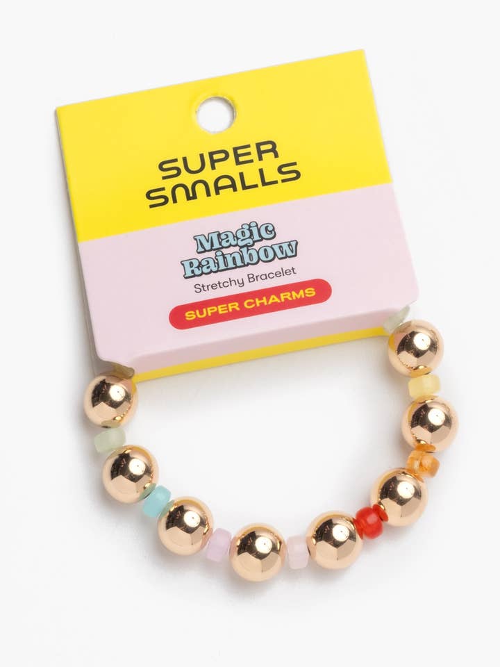 Magic Rainbow Stretchy Bracelet Super Charms for wholesale by Super Smalls
