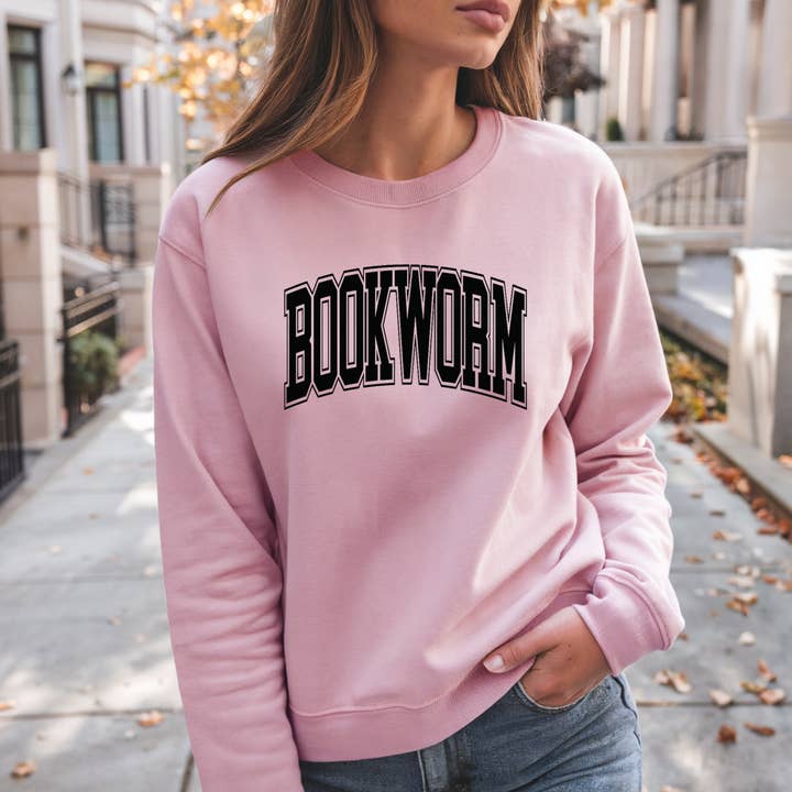 Bookworm Graphic T-Shirt or Sweater for wholesale by Sam & Seb Co.