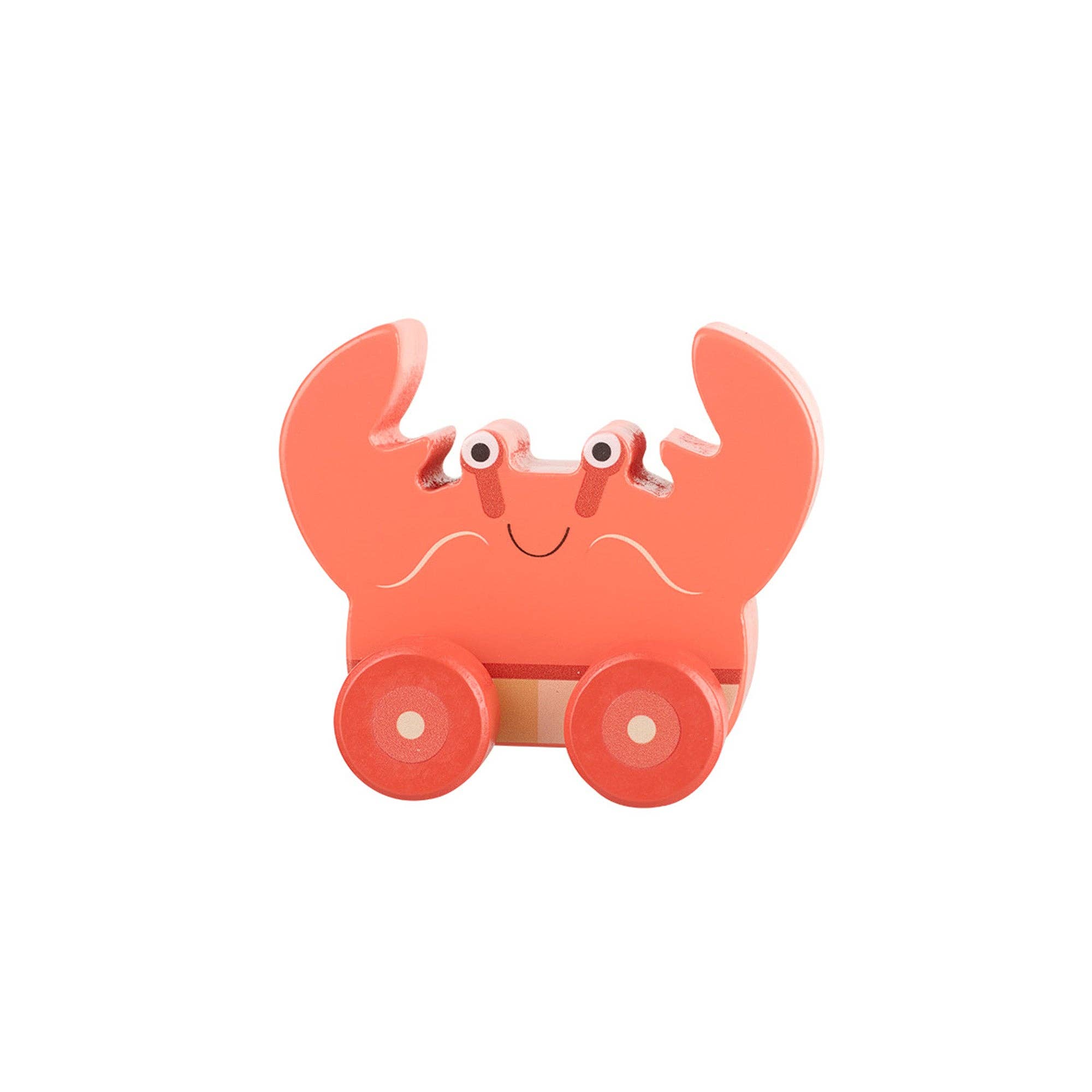 Orange Tree Toys - Wholesale Wood Toy - Kids - Crab Wooden First Push Toy