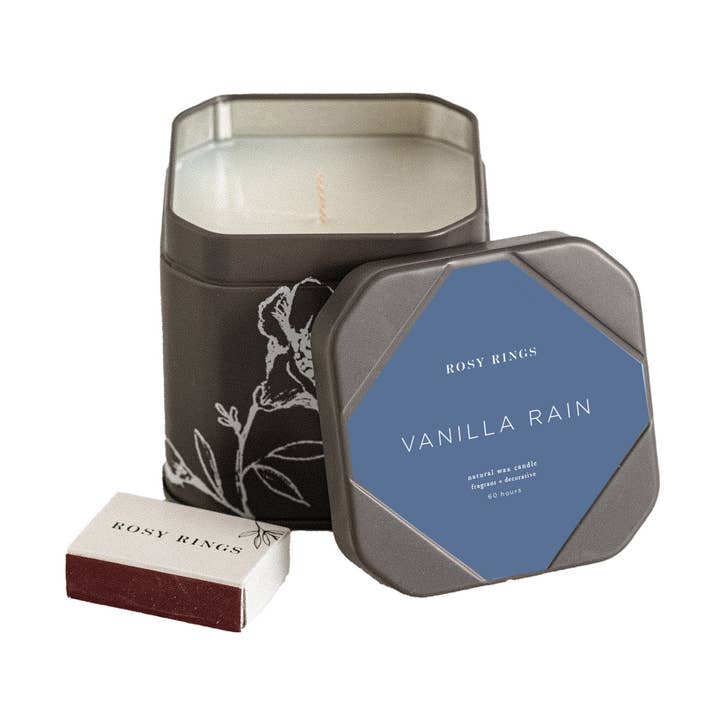 Signature Tin - Vanilla Rain for wholesale by Rosy Rings