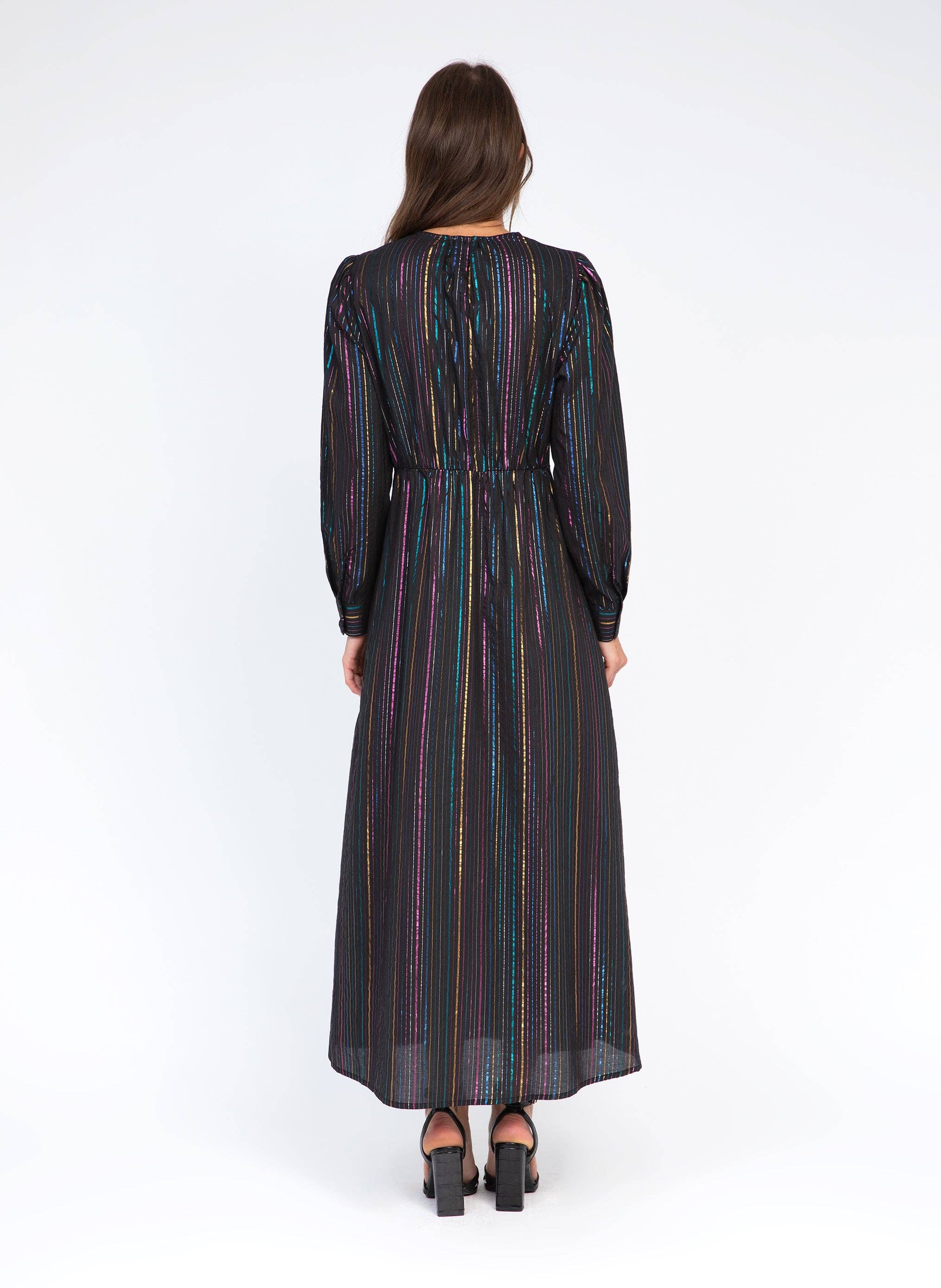 An'ge - Vendita all'ingrosso Vestito - Donna - Abito lungo OZANE nero3