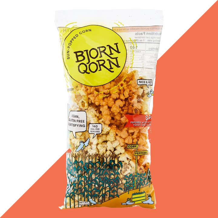 3oz Spicy BjornQorn for wholesale by BjornQorn