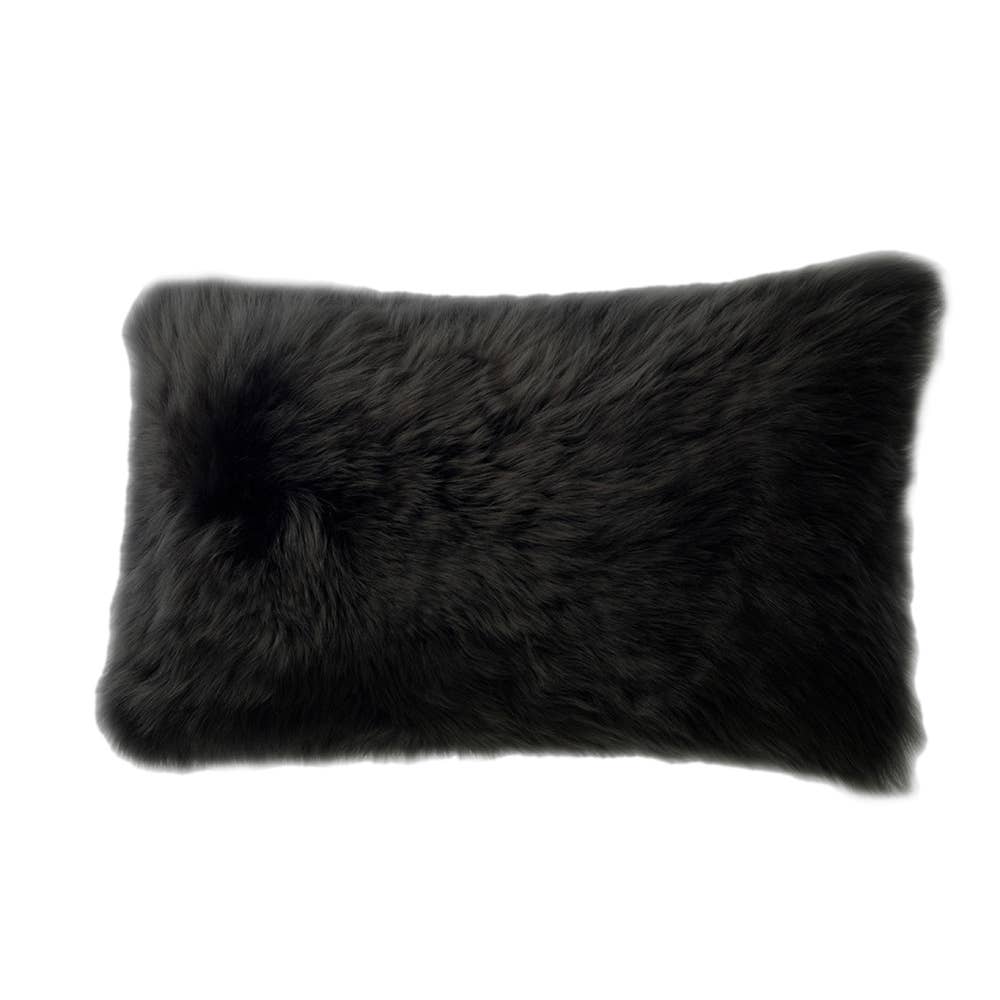 Fibre by Auskin USA - Wholesale Throw/Decorative Pillow - Long Wool Sheepskin Lumbar Pillow0