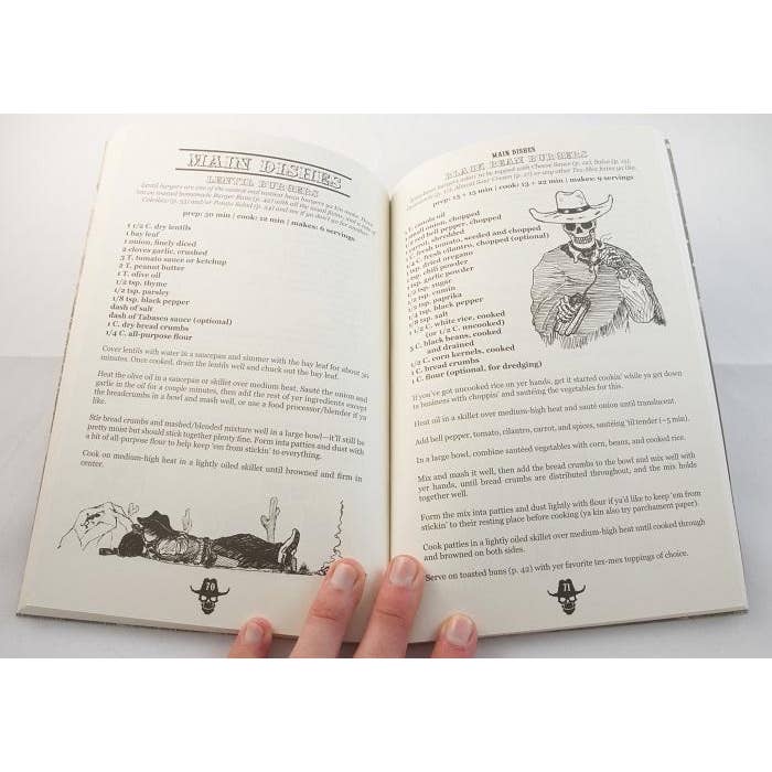 Microcosm Publishing & Distribution - Vente Cuisine et gastronomie - Hot Damn & Hell Yeah : Tex-Mex végétalien et repas du sud1