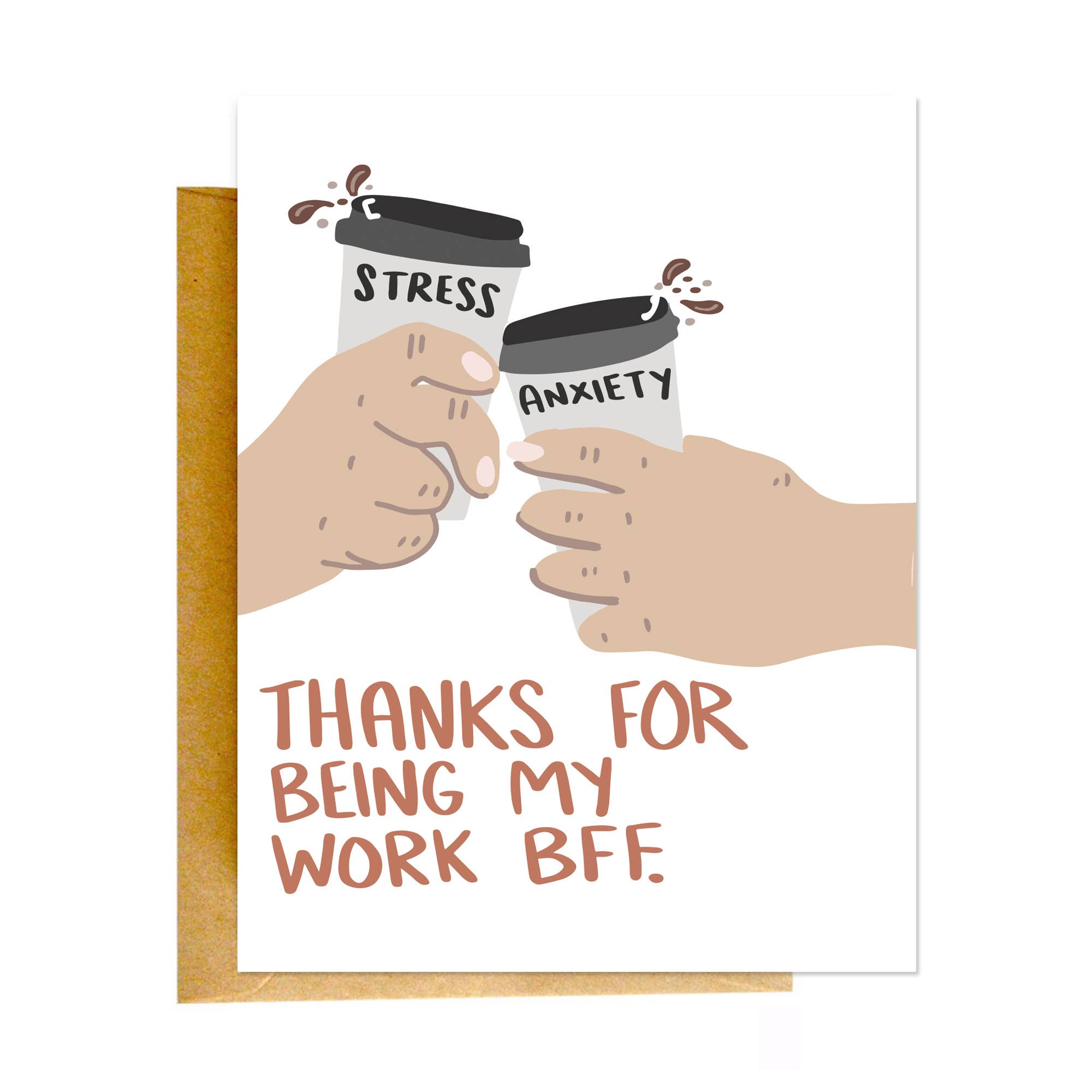Knotty Cards - Wholesale Friendship Card - Work BFF0