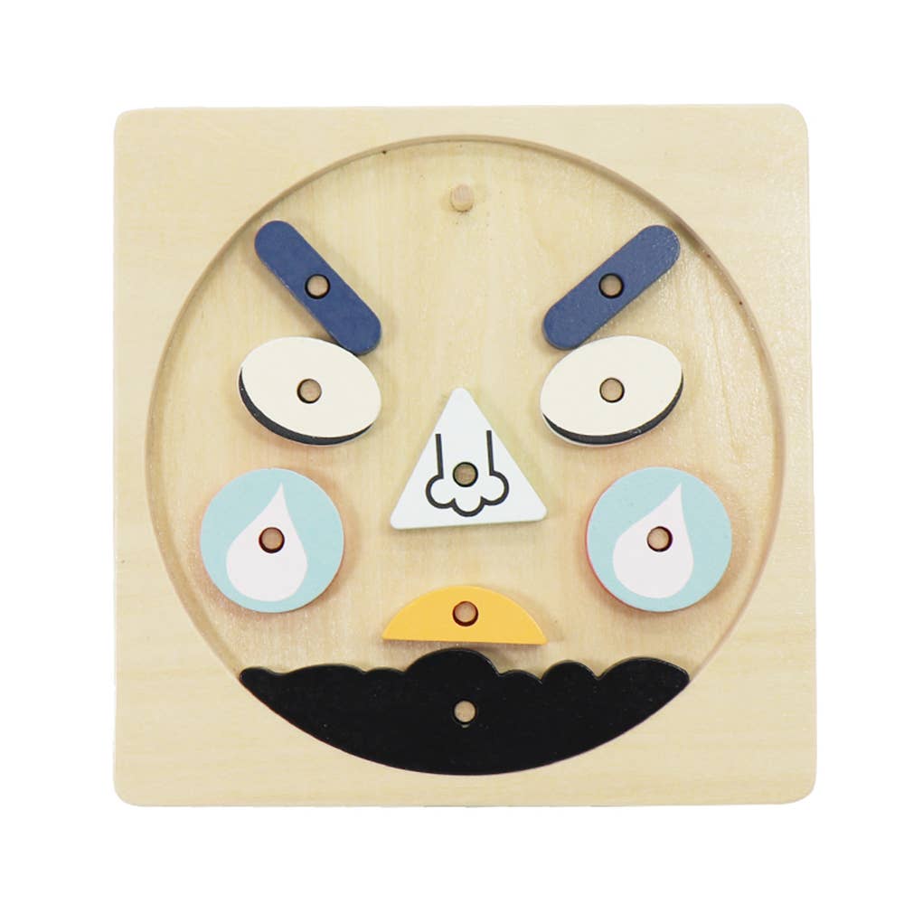 Leo & Friends - Wholesale Puzzle - Kids - Leo & Friends Funny Faces Educational Wooden Puzzle14