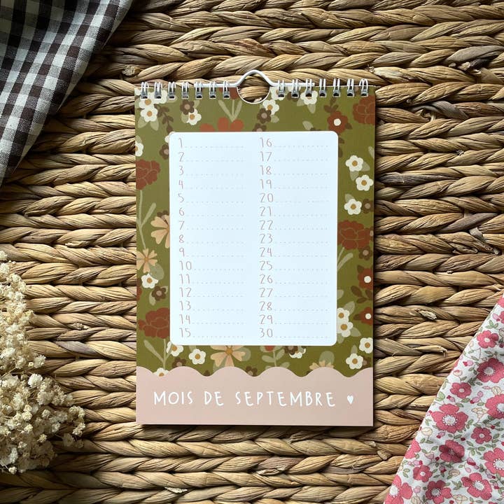 Papier Poetic – Calendário por atacado – Meu Calendário Perpétuo de Aniversários - Liberty Wall3