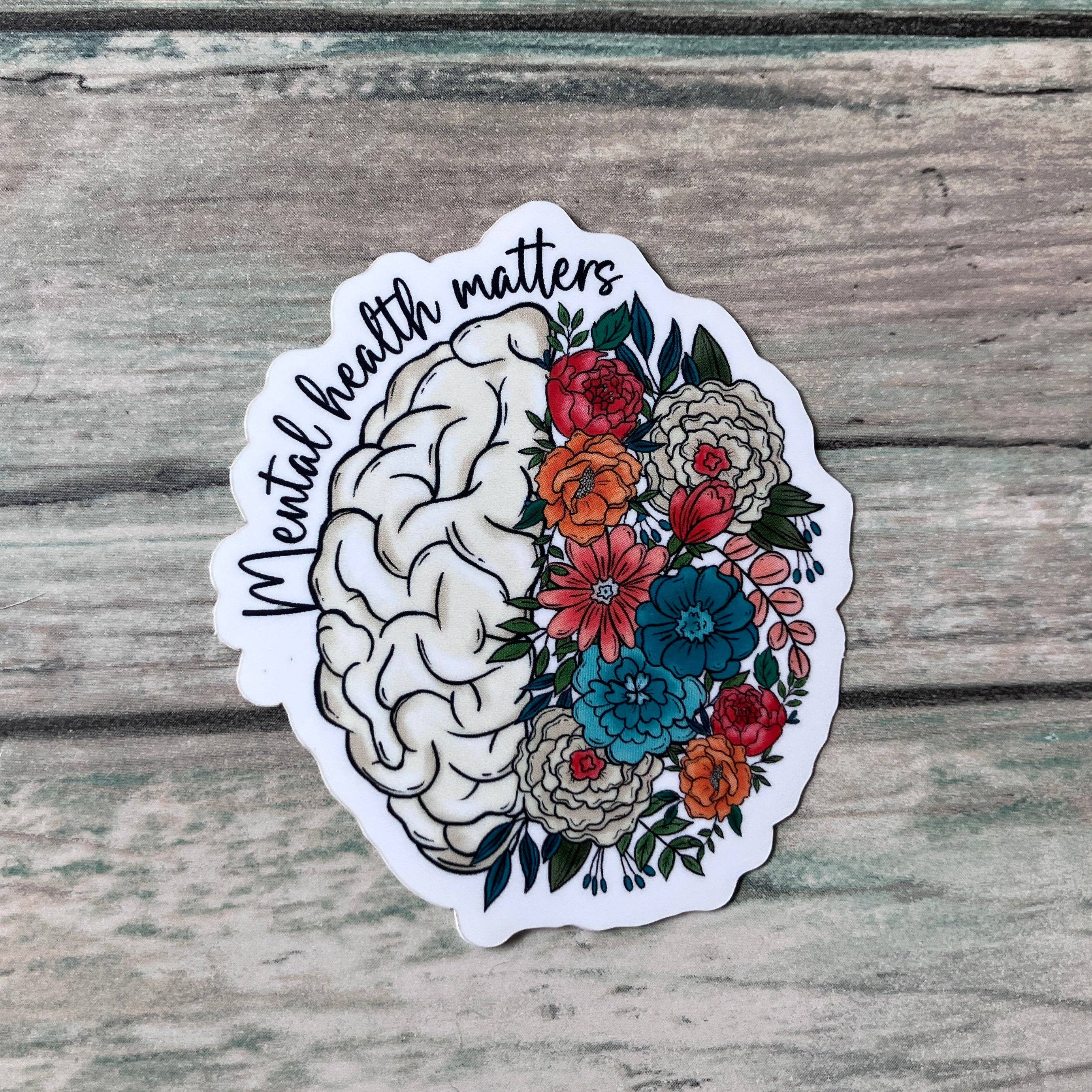 Zen and Meow - Wholesale Sticker - Mental Health Matters Sticker