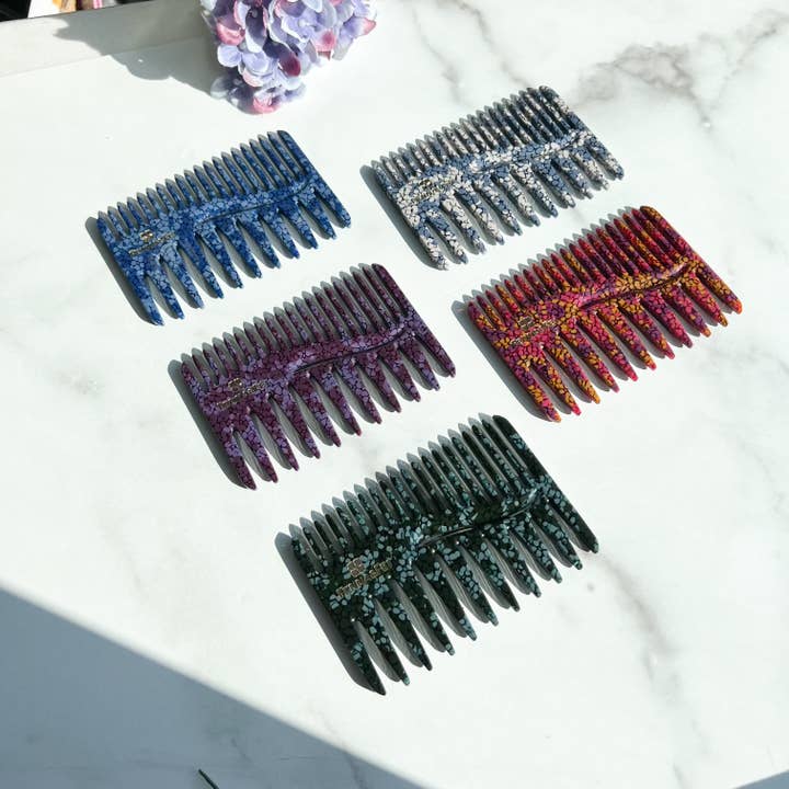 Fenna&Fei - Wholesale Hair Brush/Comb - Duet Comb - Flora Collection