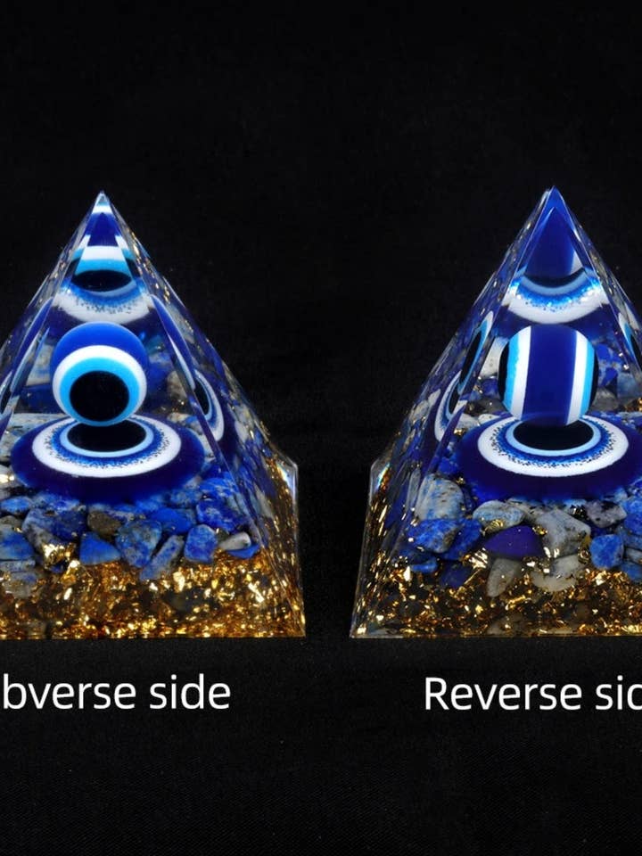 Evil Eye Pyramid #5409 voor wholesale door Lucky Eye