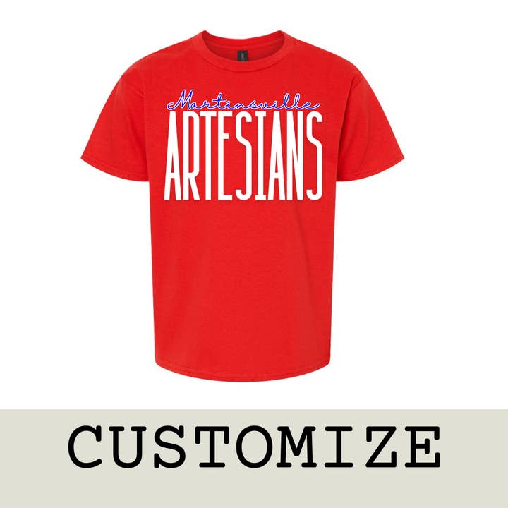 222 PARKSIDE - Vendita all'ingrosso Maglietta serigrafata - Unisex - Camicie scolastiche Big Text personalizzate1