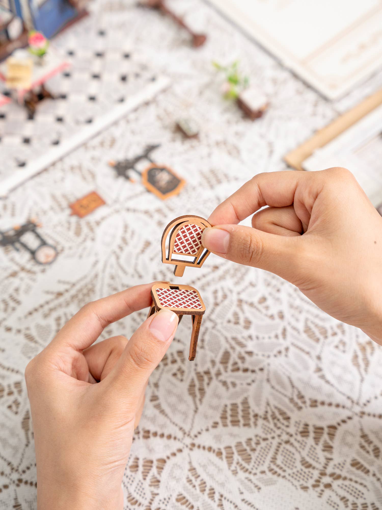 Robotime - Vente Kit de bricolage - TGB10 Arcade Rendez-vous Coin Lecture4