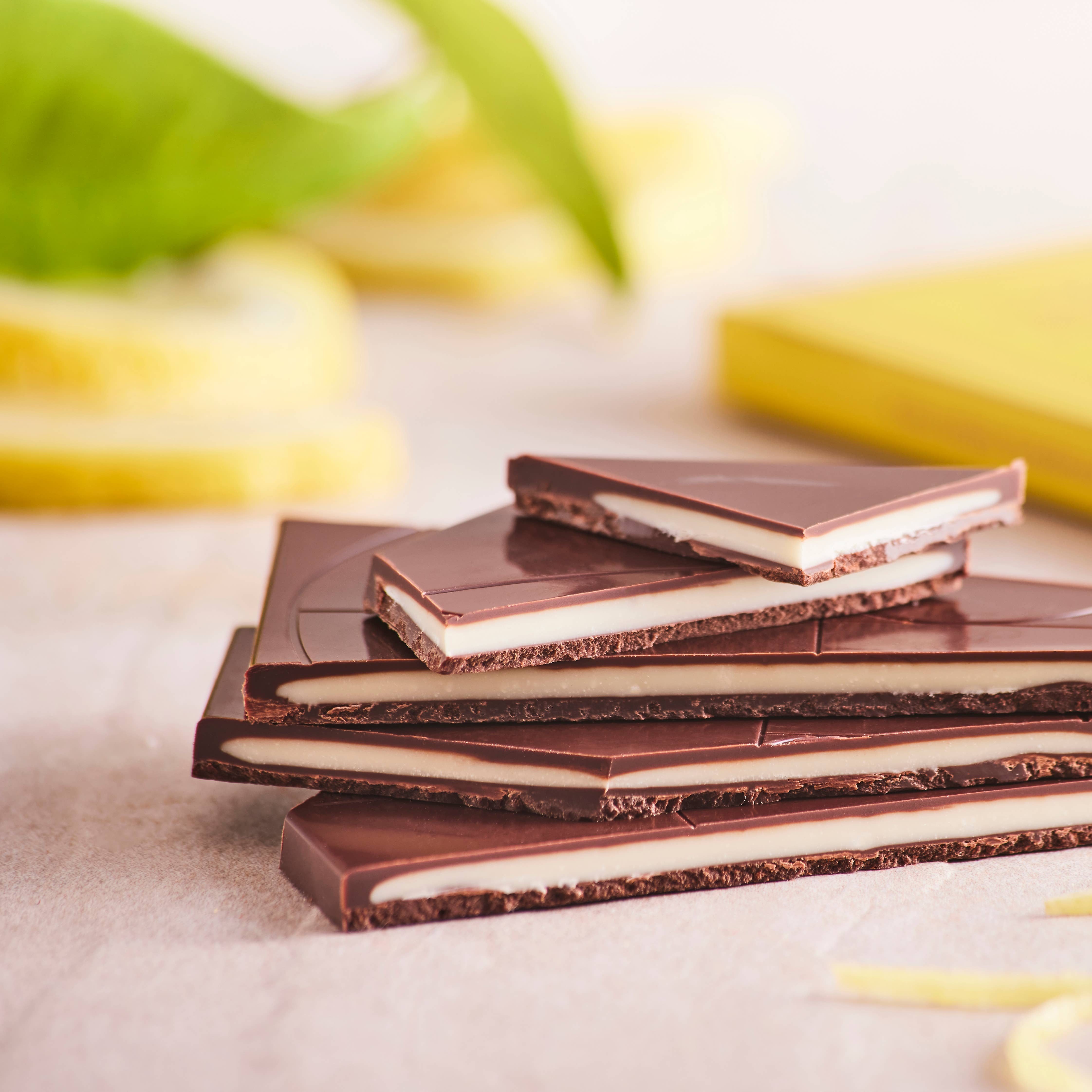 Cioccolato Lavoratti 1938 - Vente Barre chocolatée - Tablette de chocolat noir Cinque Terre au citron 80 g1