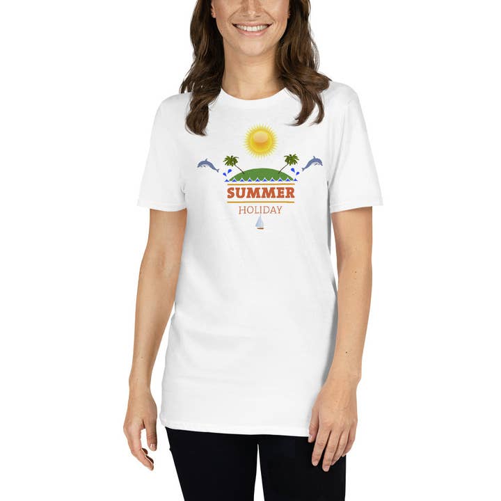 Summertime t-shirt, uniseks voor wholesale door Souverista