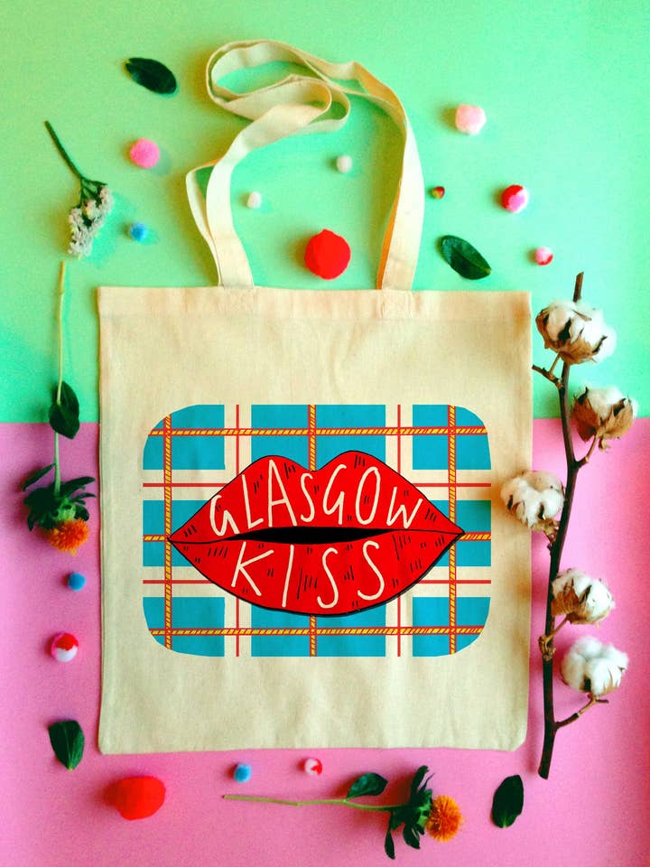 Sacola Glasgow Kiss por atacado de Claire Barclay Draws