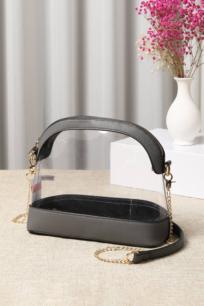 Hana – bolsa tiracolo - Mulher por atacado – Bolsa transparente para estádio e shows2