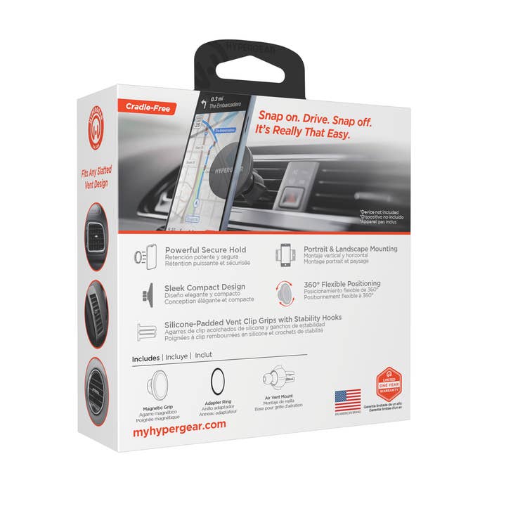 JupiterGear Home - Wholesale Phone/tablet stand - HyperGear MagSafe Vent Mount8