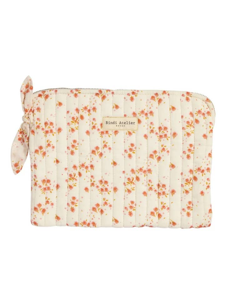 Flat cotton pouch - Itsi Petale for wholesale by Bindi Atelier