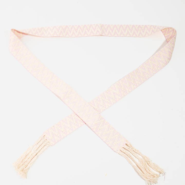 Collections by Fame Accessories - Wholesale Riem - Dames - Gevlochten riem met zigzagpatroon