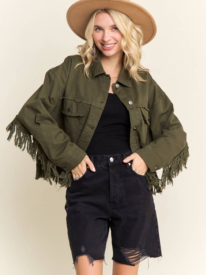 Madelyn - Wholesale Jacket - Women's - LKJ8260 - FRILLED CASUAL JACKET4