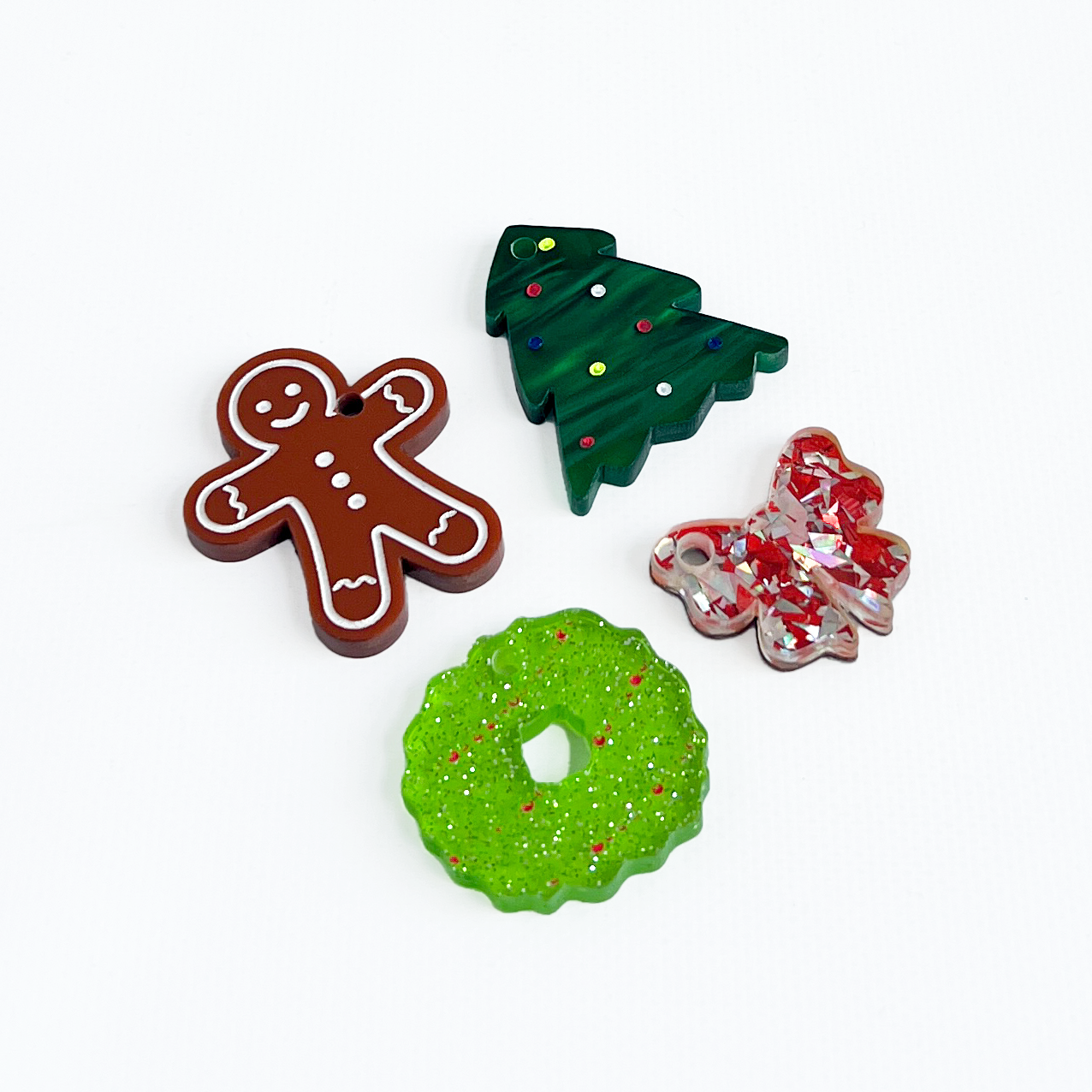 Silly Goose Pets - Wholesale Pet Collar Charm - Cat/Dog - Christmas Pet Collar Charm Set1