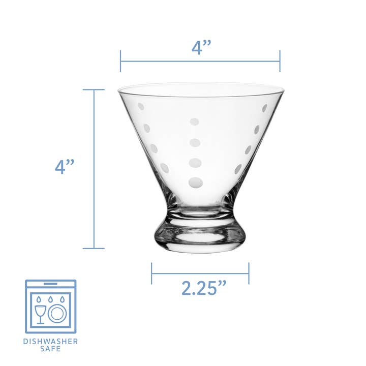 Mikasa - Wholesale Cocktail/Liquor Glass - Mikasa Cheers Stemless Martini S/45