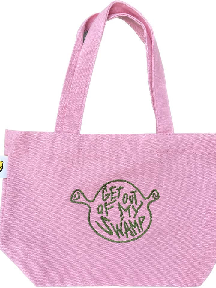 Sac Get Out Of My Swamp rose pour la vente par Lemonade51o