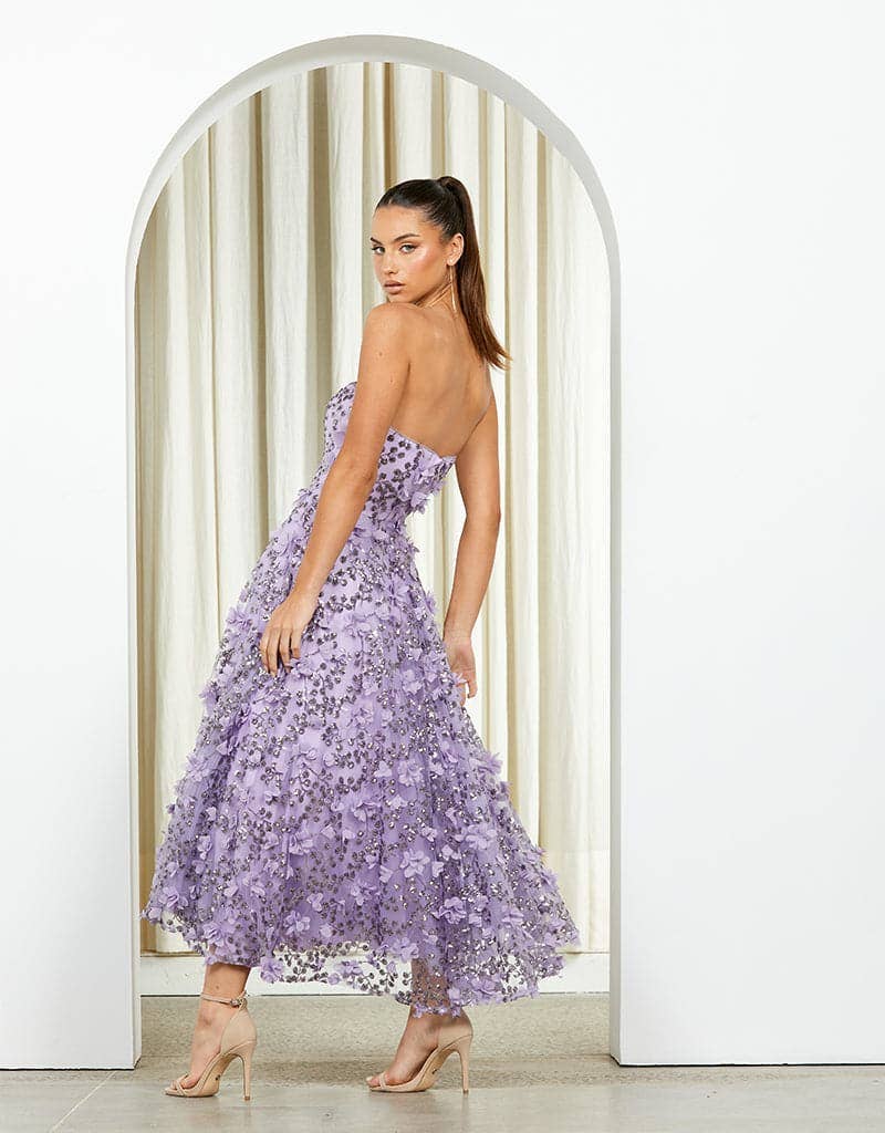 Bariano - Wholesale Dress - Women's - ADELA SWEETHEART PETAL MIDI B41D01S17