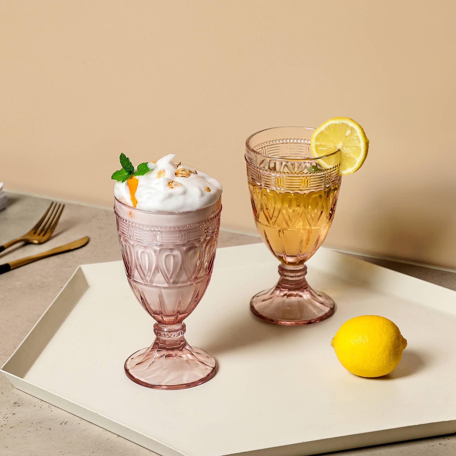 Everest Global - Wholesale Drinking Glass/Cup - Argus Collection Goblet Glasses set of 61