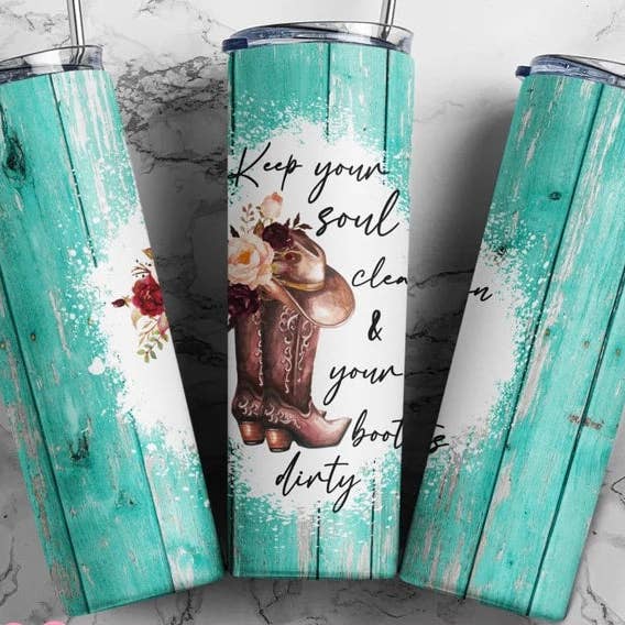 Becher Keep Your Soul Clean, 20 Unzen für den Großhandel von Jaybird Boutique Co.