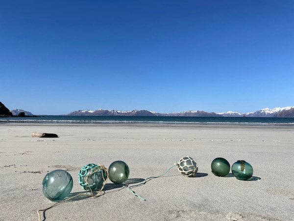 Natasha Zahn Studio – Cartão de saudação diária por atacado – Cartão de Nota de Flutuadores de Vidro4