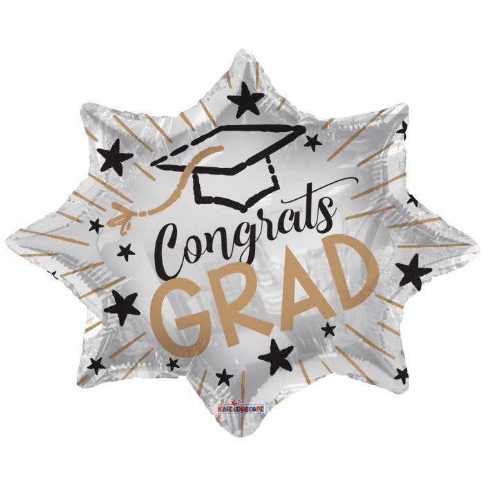 28" Yay! Congrats Grad! Mylar Balloon for wholesale by Party Expo, LLC