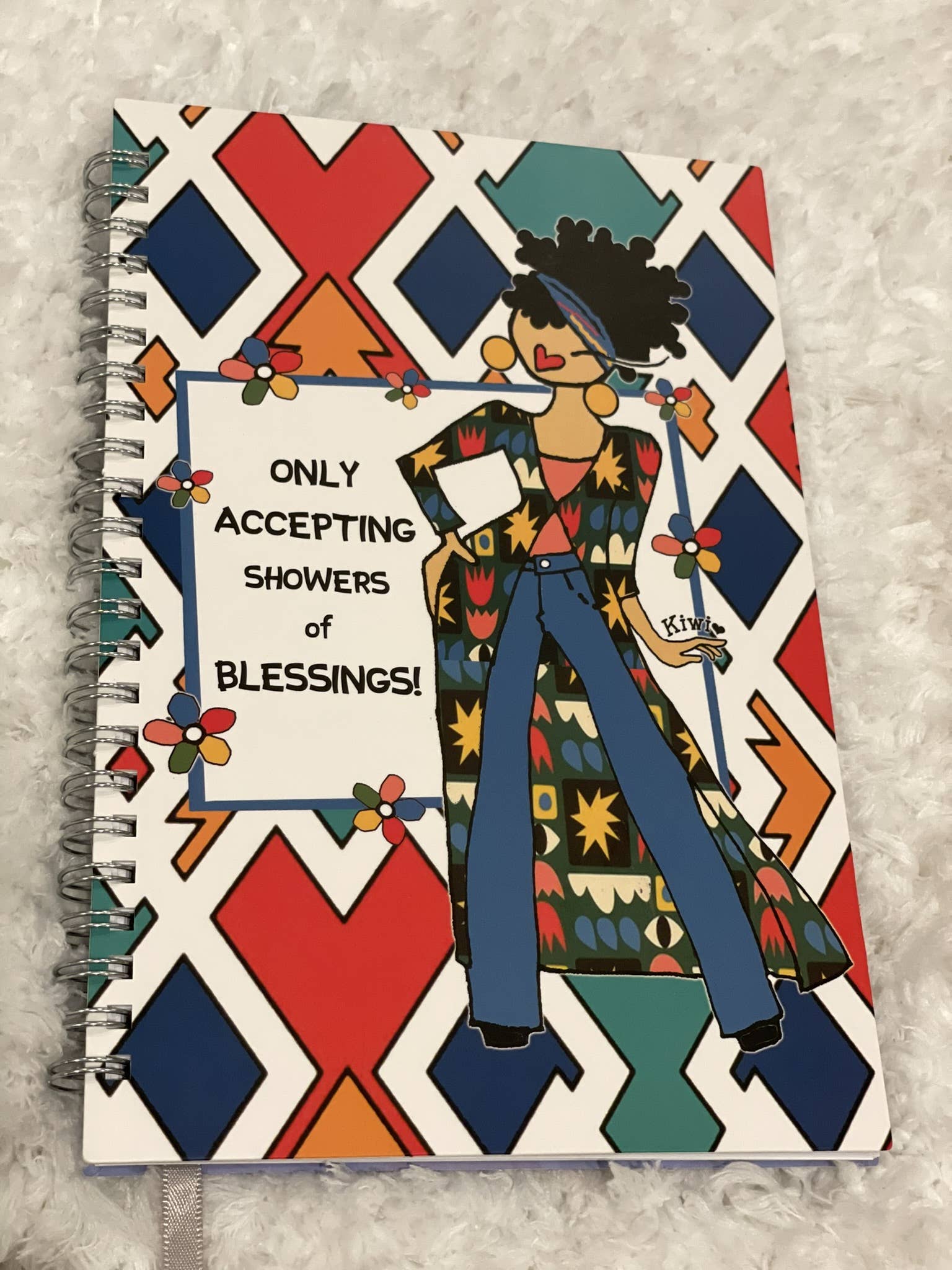 Shades of Color, LLC – wholesale Journal/diary – Only Accepting Showers of Blessings Wired Journal2