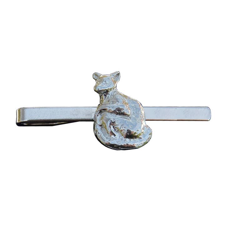 Lêmure Pewter Tie Slide Hand Cast por William Sturt por atacado de William Sturt Fine Pewter