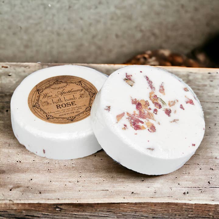 Wax Apothecary - Wholesale Bath Bomb/Fizz - Rose Botanical Bath Bomb2