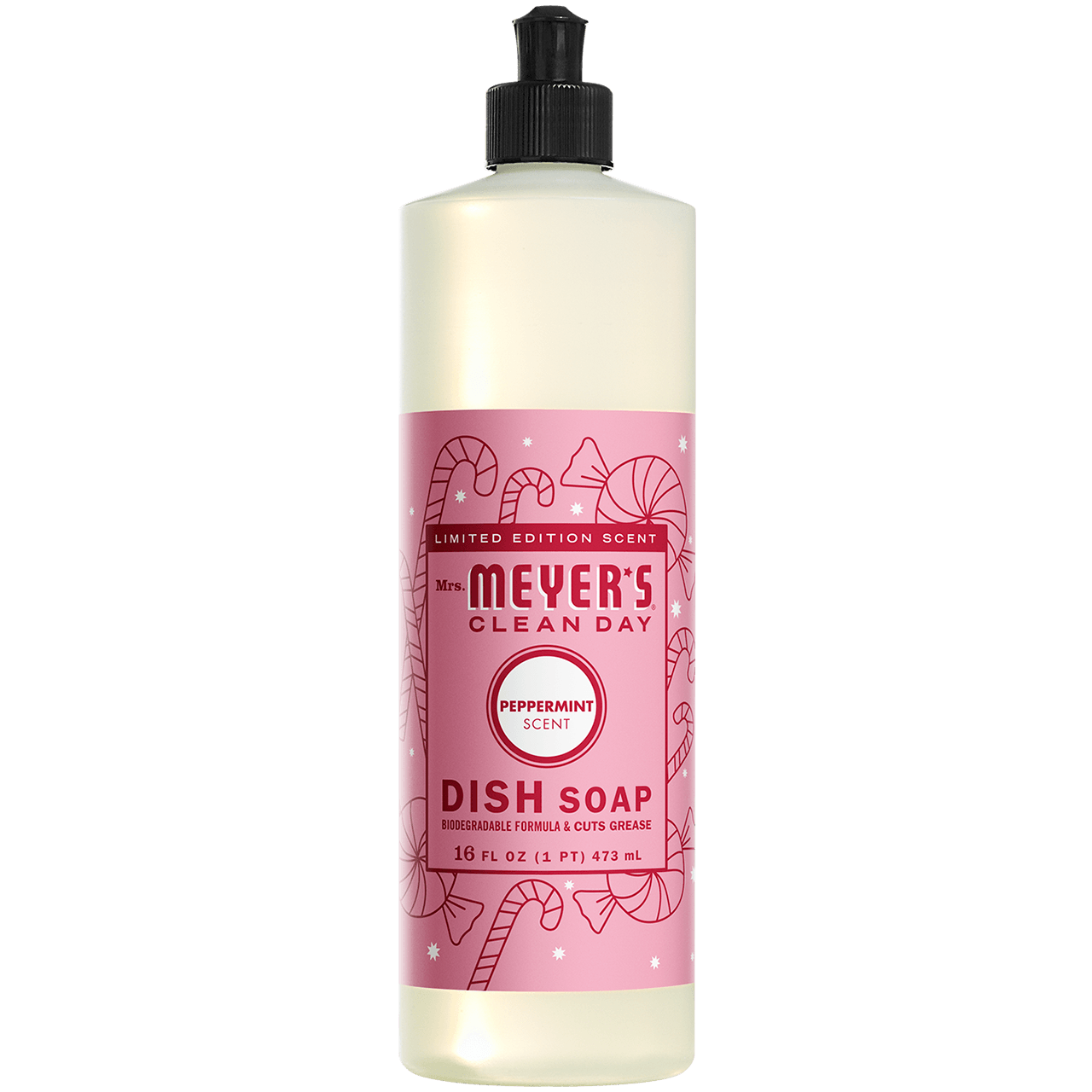 First Choice Buying - Wholesale Dish Soap - Mrs. Meyer's Clean Day Liquid Dish Soap, Peppermint, 16oz0