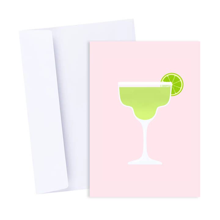 Margarita Card - Fun Cocktail Birthday Congratulations Card for wholesale by Popsy Press