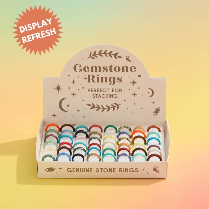 GeoCentral - Wholesale Jewelry Set - Gemstone Rings