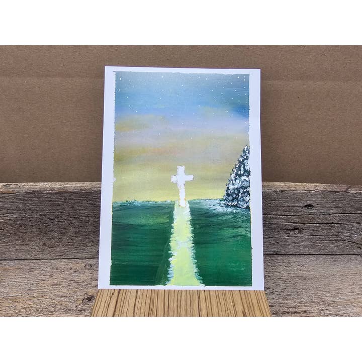 Survivors Alliance for Growth and Employment - Wholesale Art Print - Sunset Cross Watercolor Prints -Set of 22