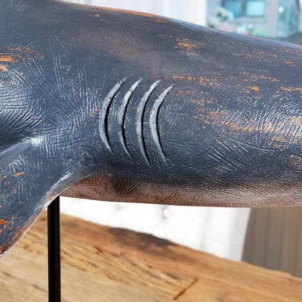 Michael & Philipp Noll e. K. - Wholesale Decorative Figurine - Shark Figure Statue XXL 59x24x38.5 cm14