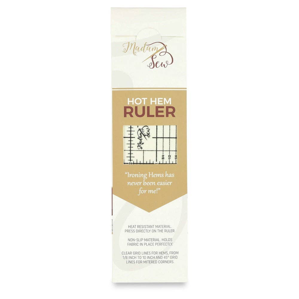 Madam Sew - Wholesale Craft Tool - Hot Hem Ruler - More than just an ironing tool !6