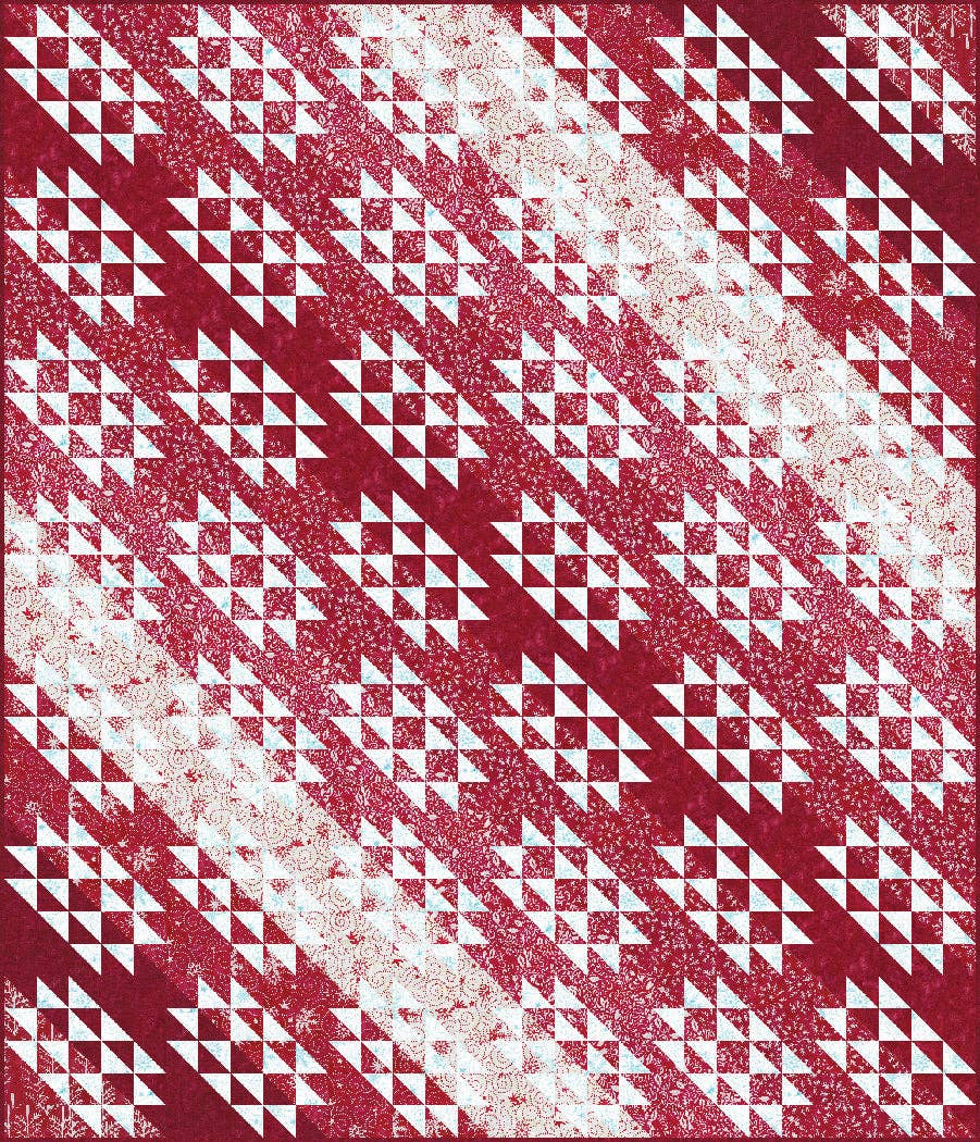 The Whimsical Workshop - Wholesale Craft Sewing Kit - First Frost Quilt Pattern - Two Colorways0