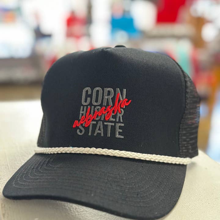 Sunshine and Jade - Wholesale Trucker Hat - Unisex - Cornhusker State Nebraska Hat1