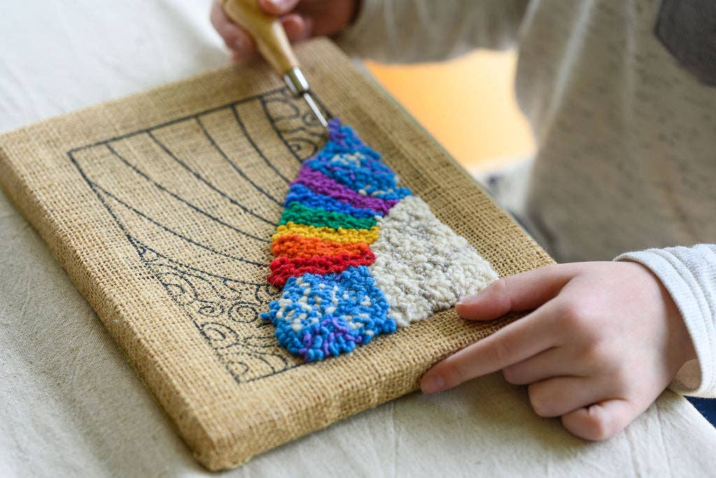 Friendly Loom - Wholesale DIY Craft Kit - Rainbow Rug Hooking Kit2